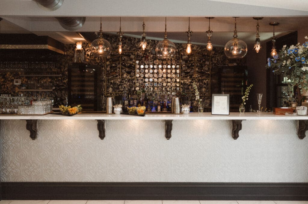 park loft bar and lobby area