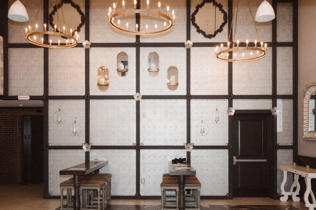 park loft bar and lobby area