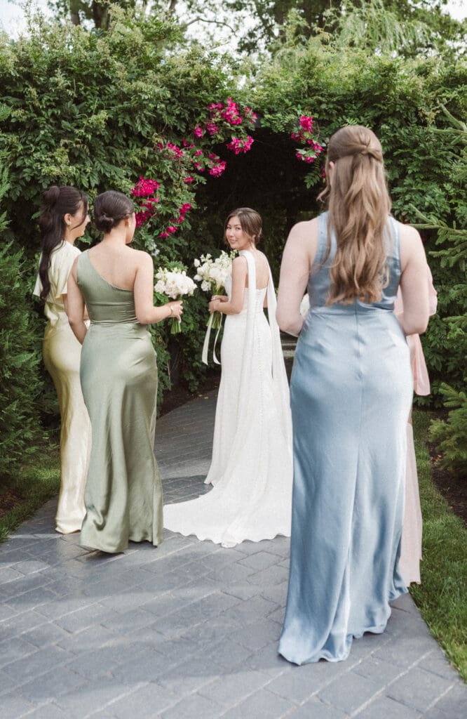 summer wedding photos at park loft nj