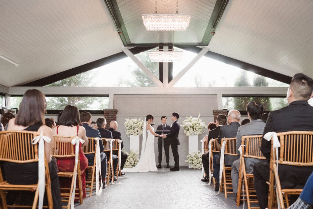 wedding ceremony at the Park Loft NJ