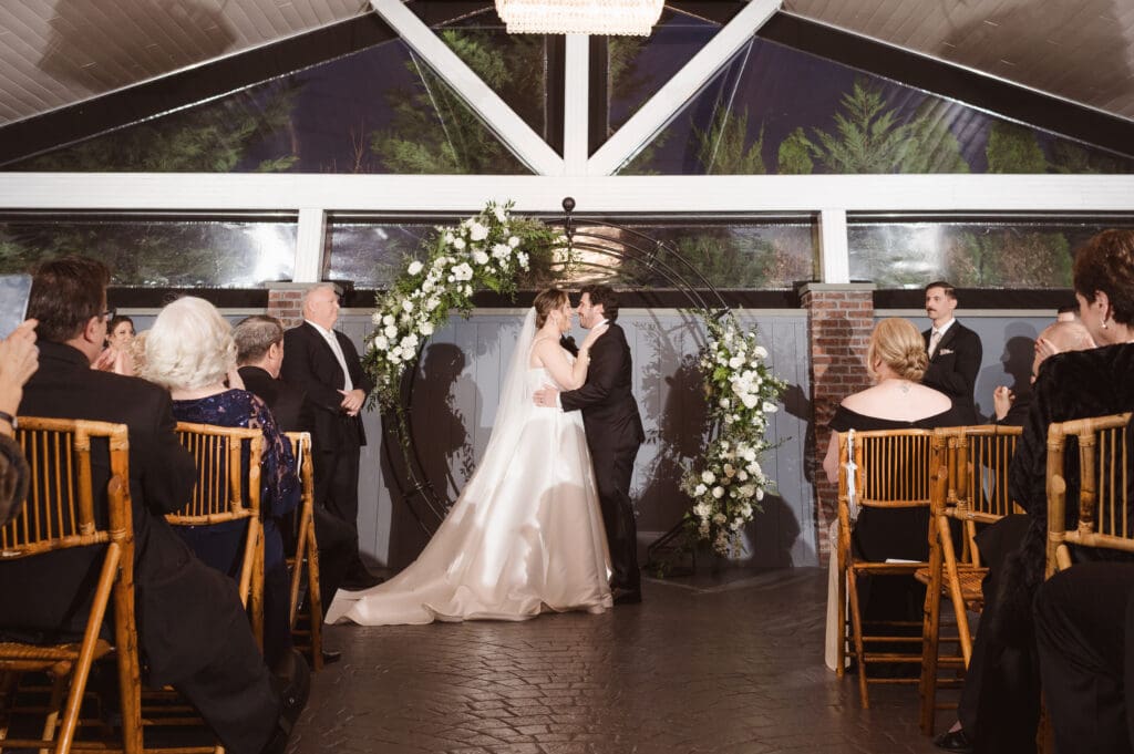 park loft ceremony in the winter