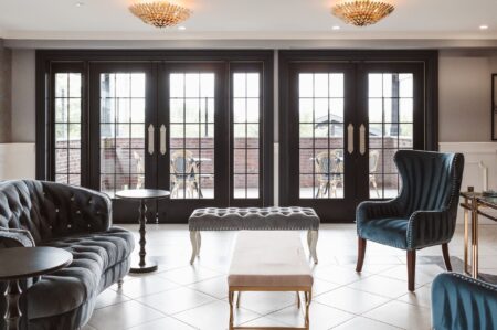 bridal suite at park loft new jersey wedding venue - photos by Suess Moments
