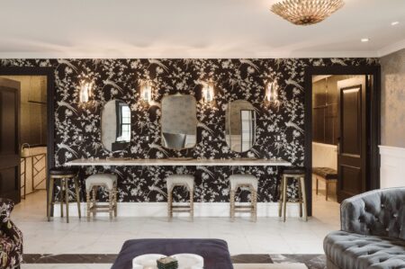 bridal suite at park loft new jersey wedding venue - photos by Suess Moments