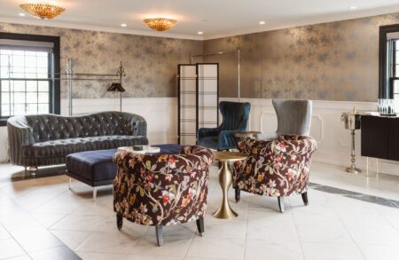 bridal suite at park loft new jersey wedding venue - photos by Suess Moments