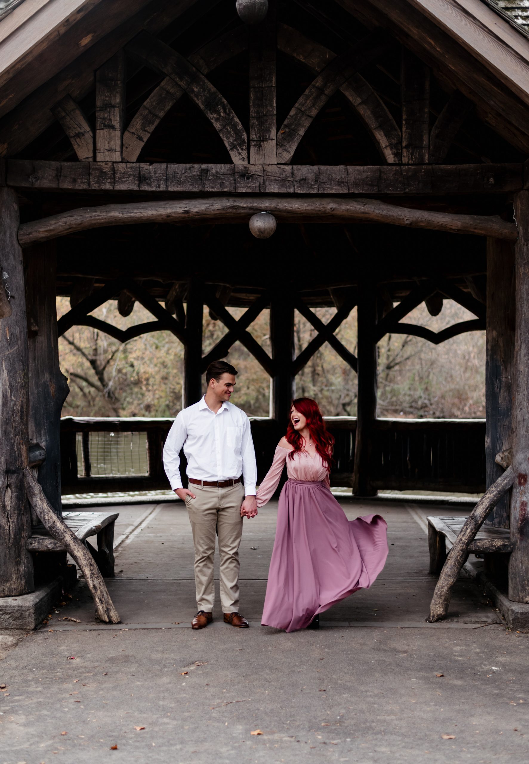 engagement photo shoot dress