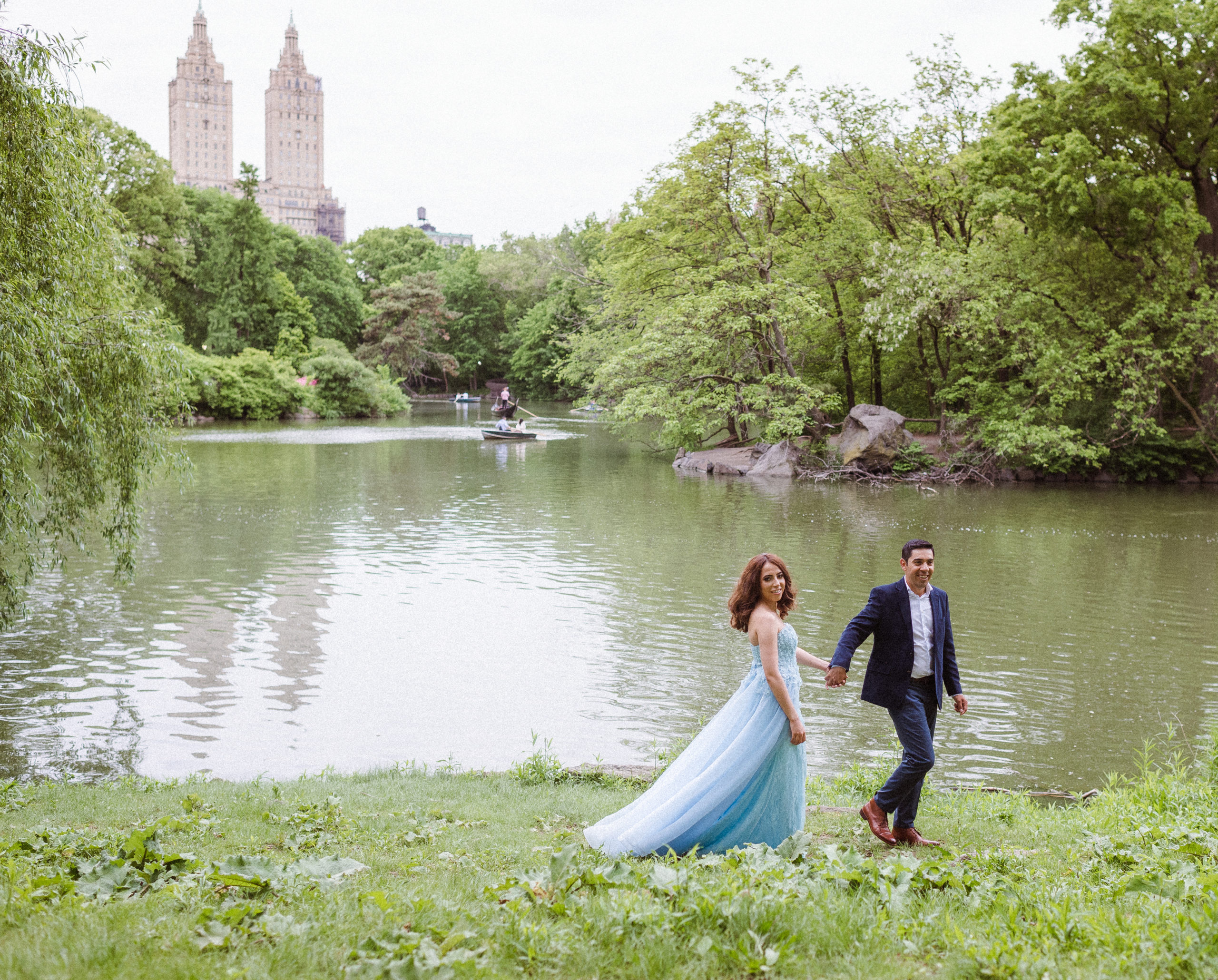 Central Park Engagement Photos