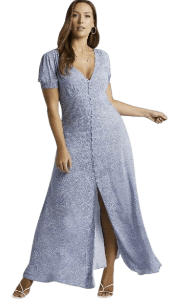 blue-floral-print-show-po-romantic-engagement-photos-dress