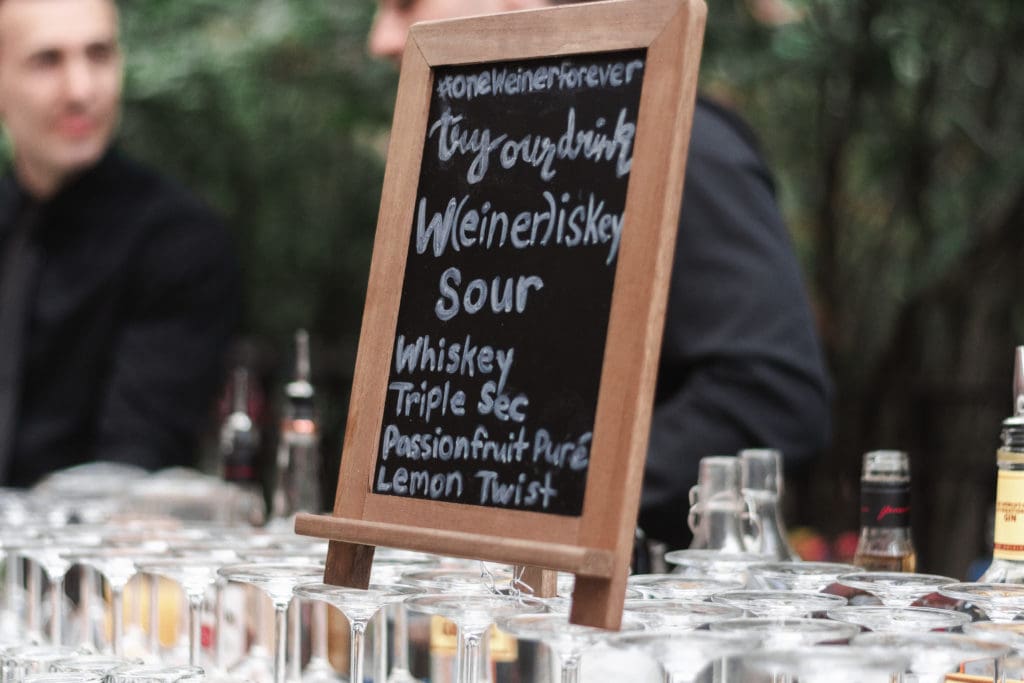 funny-weiner-signage-at-wedding-bar