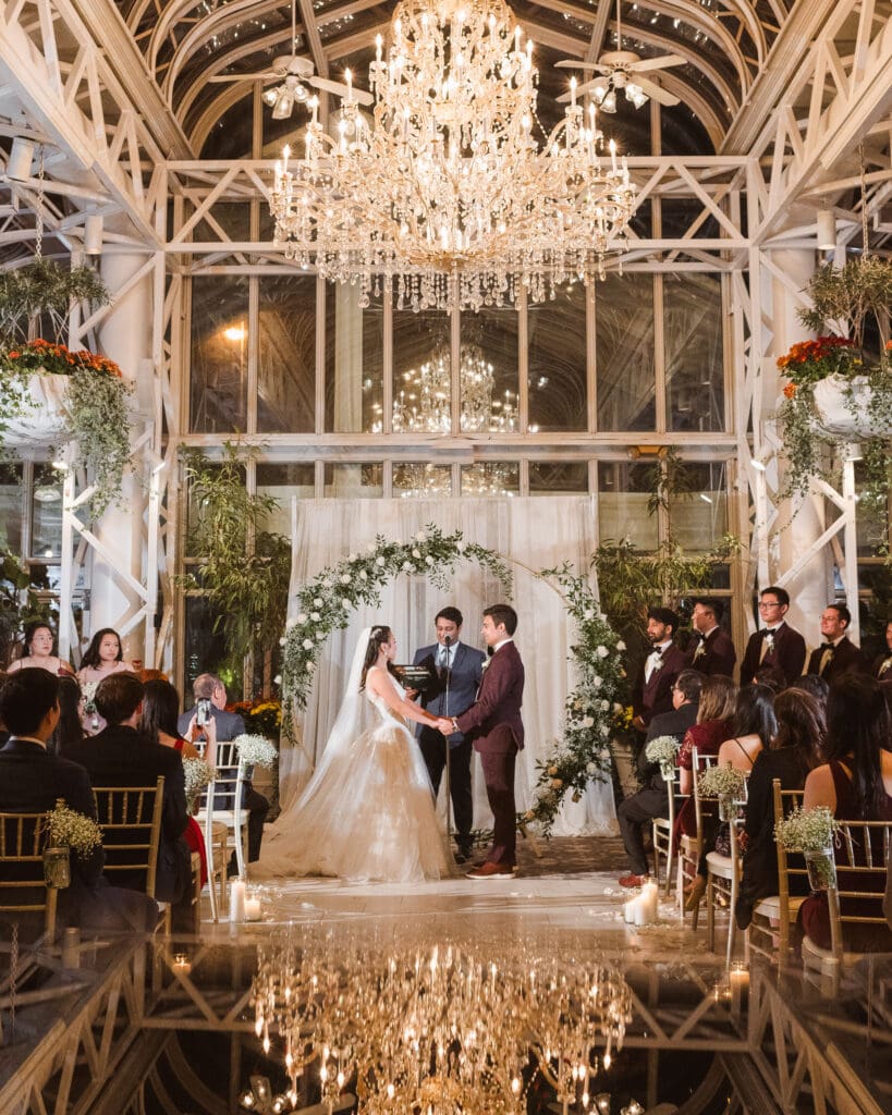night-time-wedding-ceremony-at-the-madison-hotel-nj-conservatory