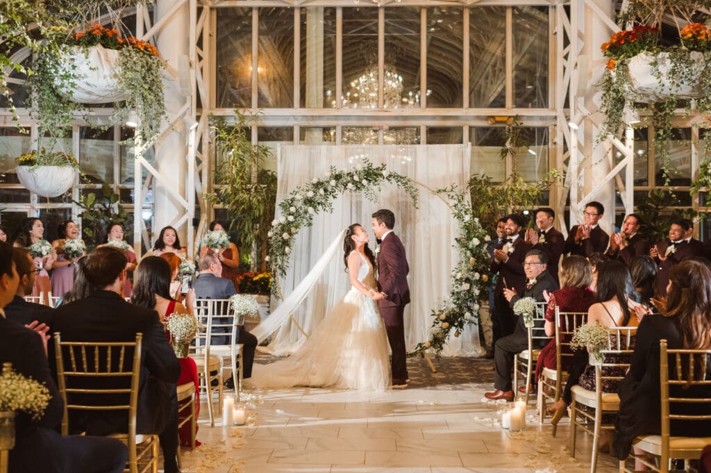 night-time-wedding-ceremony-at-the-madison-hotel-nj-conservatory