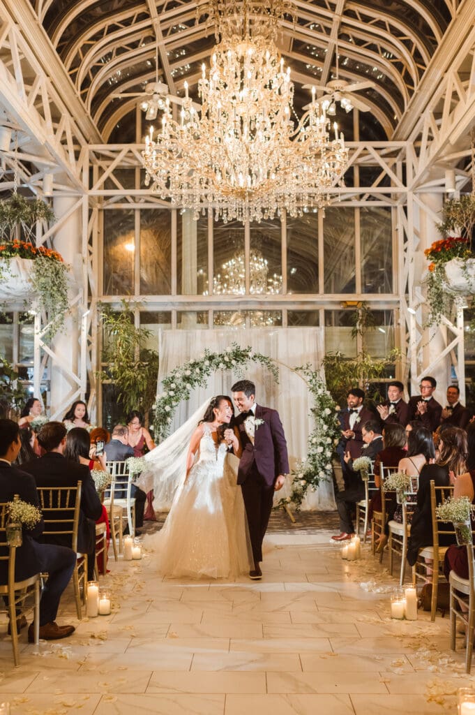 night-time-wedding-ceremony-at-the-madison-hotel-nj-conservatory