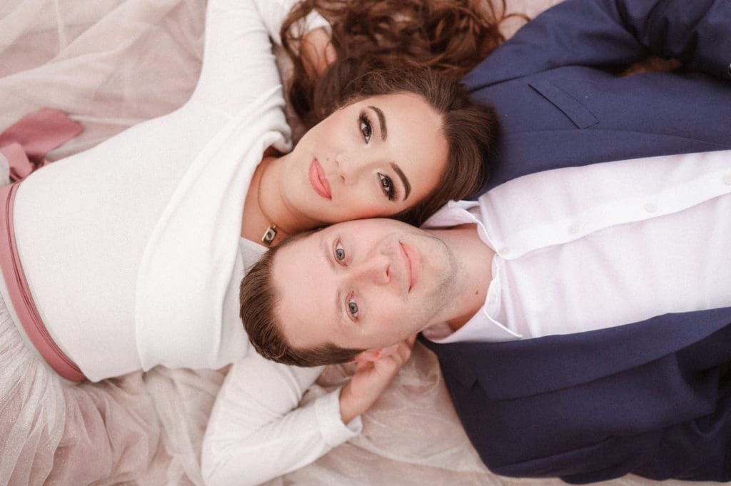 over-the-top-birds-eye-view-engagement-photo-very-cute-romantic-suess-moments-nyc-laying-on-the-ground