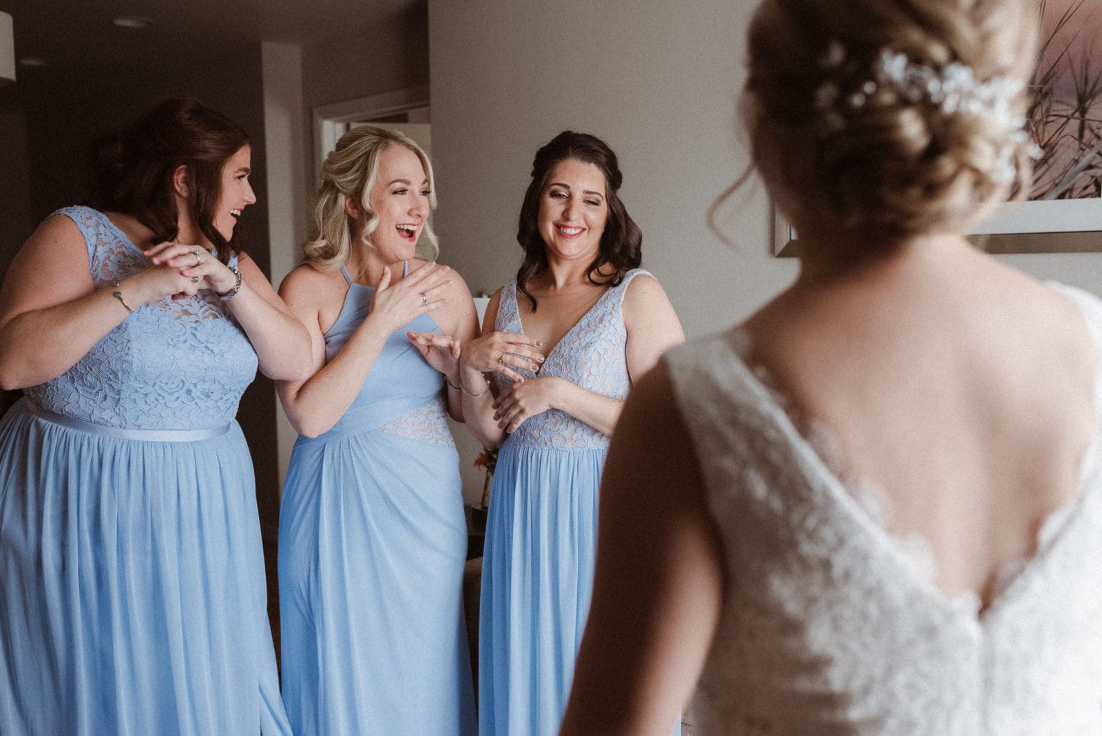 first-look-with-bridesmaids