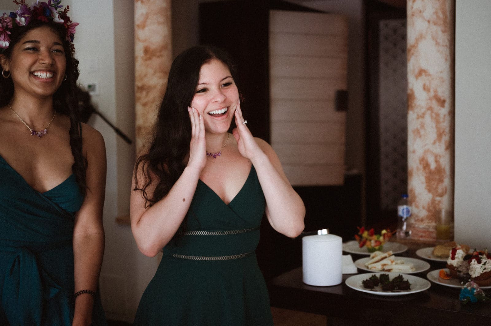 first-look-bridesmaids-photo