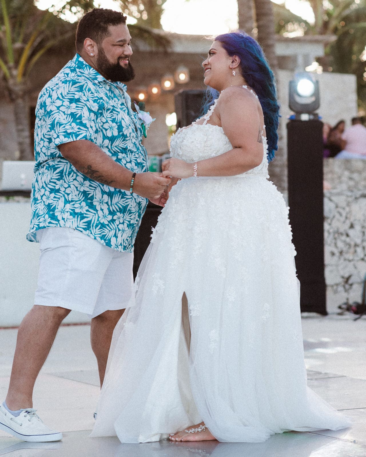 golden-hour-first-dance-at-wedding-reception