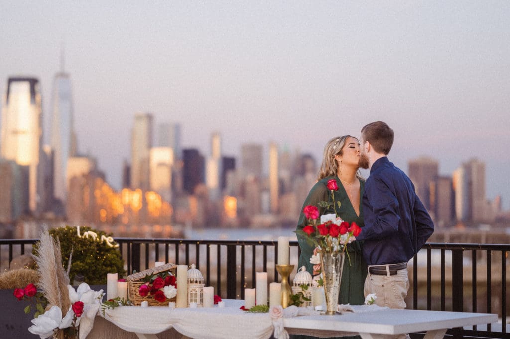 nyc-skyline-views-rooftop-jersey-city-engagement-photos-by-suess-moments
