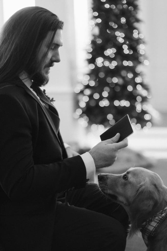 groom-with-dog-on-wedding-day-suess-moments-wedding-photographer