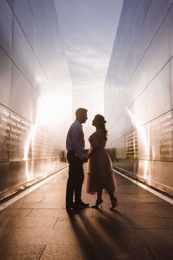 liberty-state-park-nj-jersey-city-engagement-photo-silouhette