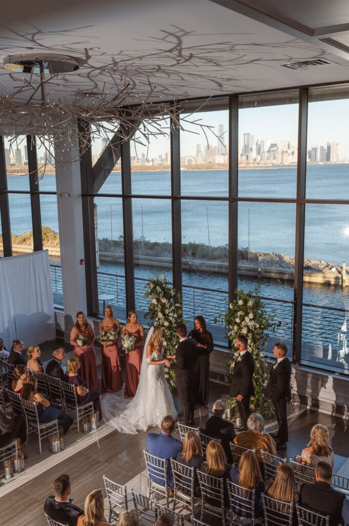 wedding-ceremony-indoors-at-hudson-house-jersey-city-waterfront-nyc-skyline