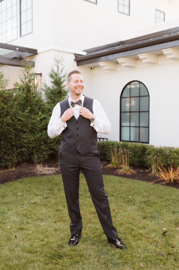 groom-in-vest-and-bow-tie