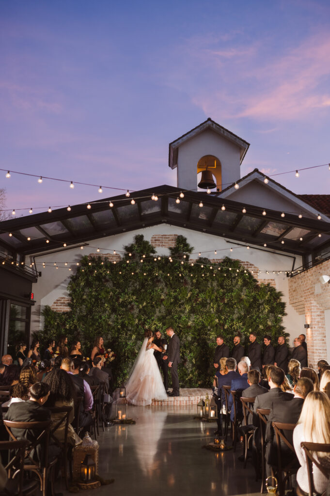 sunset-at-the-refinery-wedding-ceremony-at-perona-farms-nj