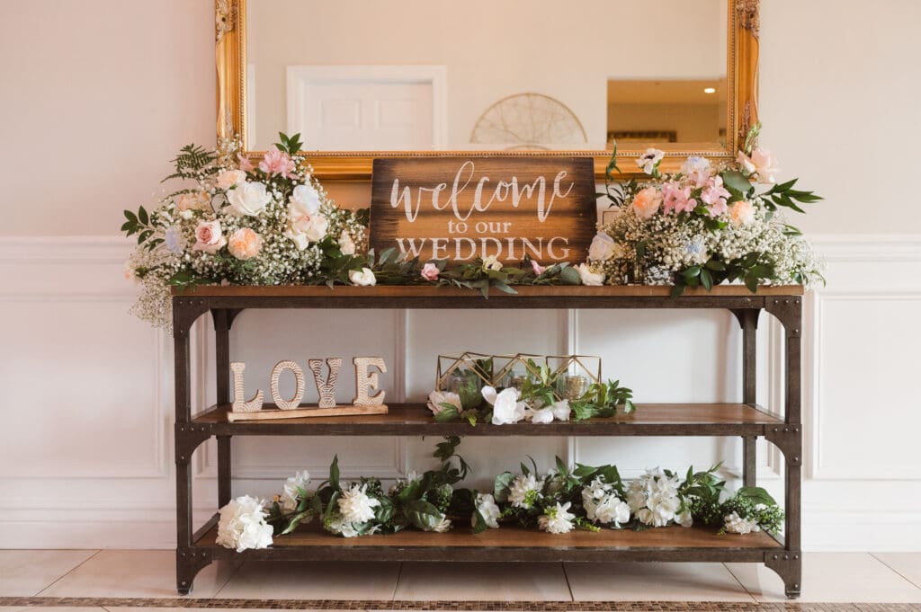 welcome-wedding-table-entry-skyview-golf-club-wedding-venue-sparta-nj