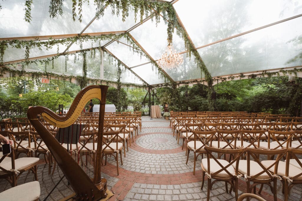 wedding-ceremony-with-clear-tent-tavern-on-the-green-wedding