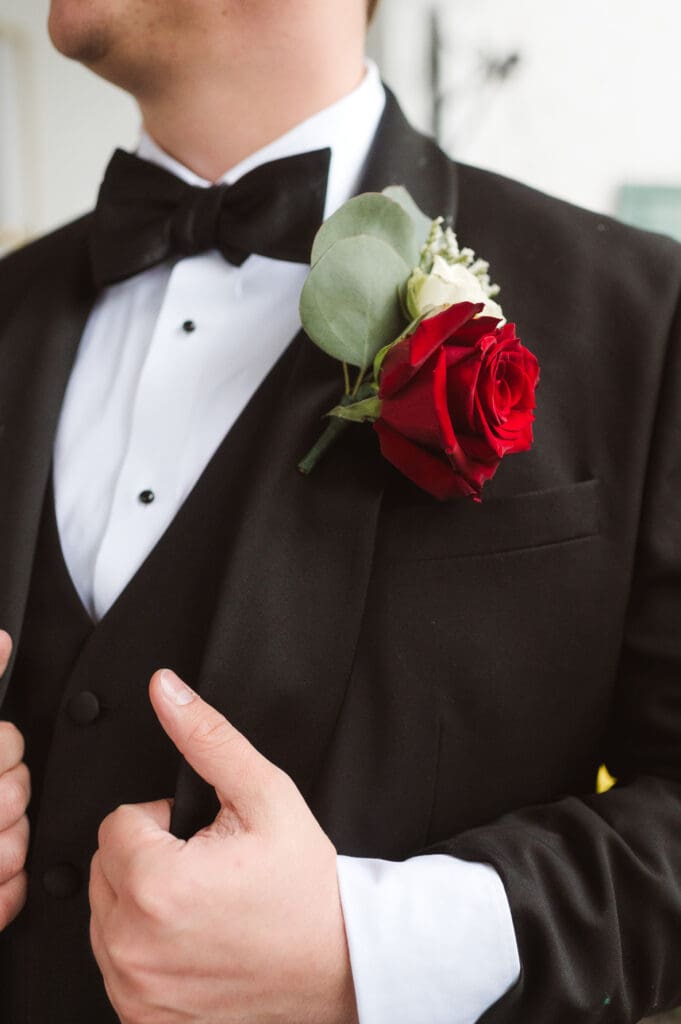 red-rose-groom-flower