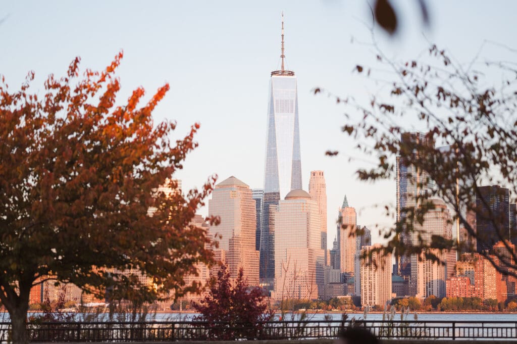 sunset-liberty-state-park