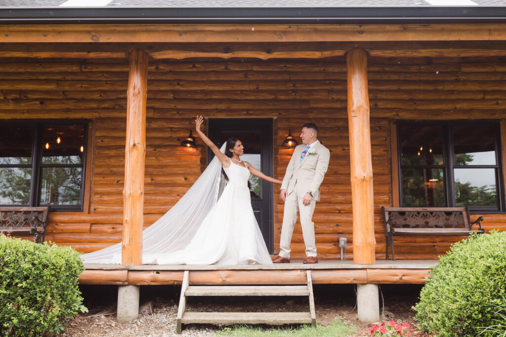 the cabin at skyview golf club in sparta nj where the groom gets ready