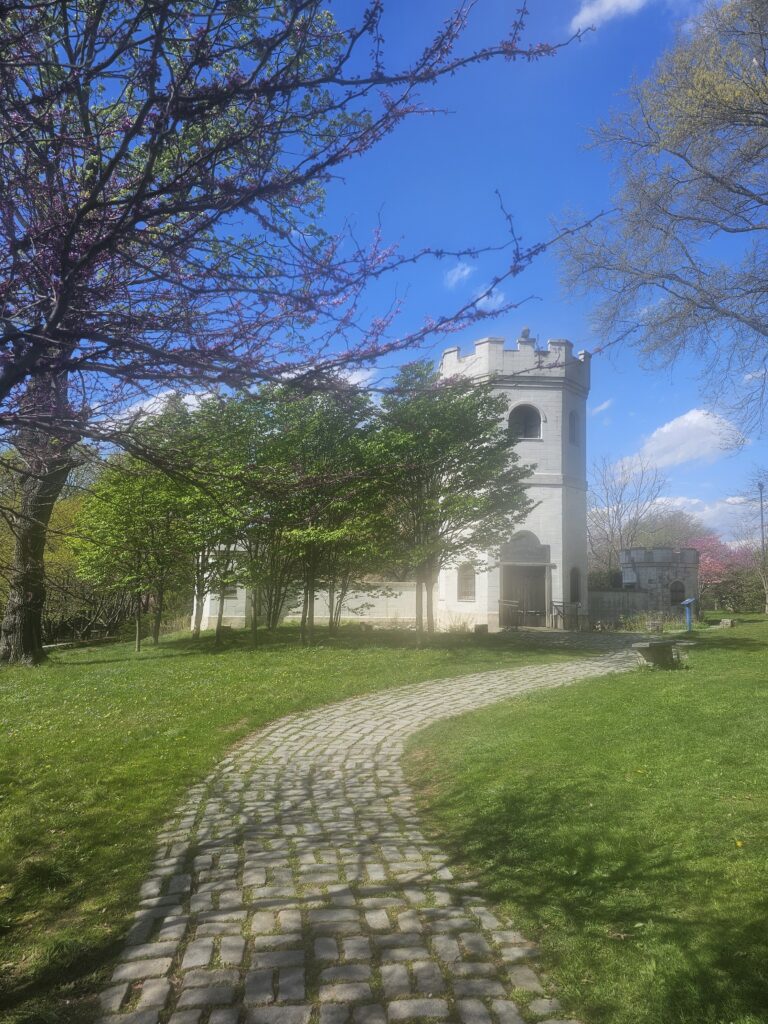 castle backdrop at snug harbor staten island