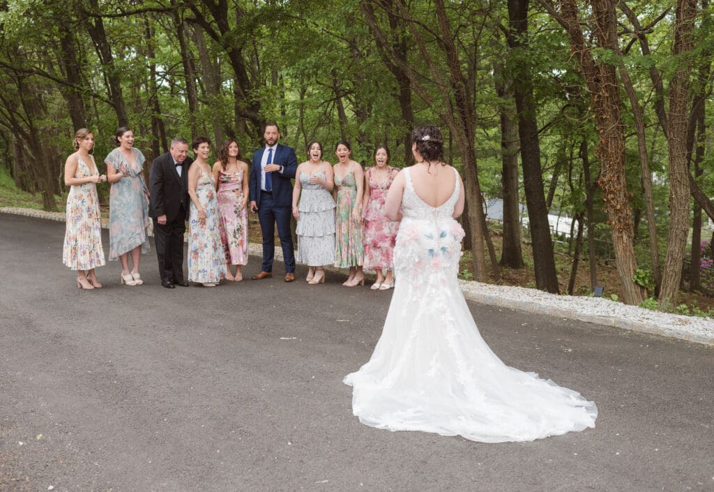 first-look-with-family-on-wedding-day