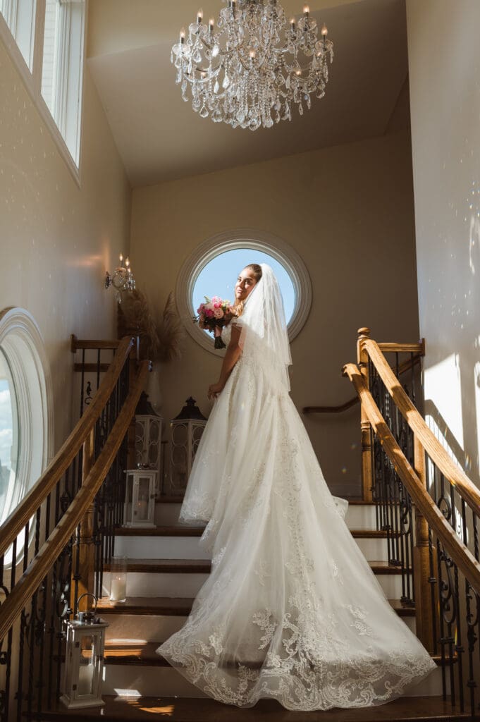 beach-wedding-photos-at-windows-on-the-water-nj-staircase