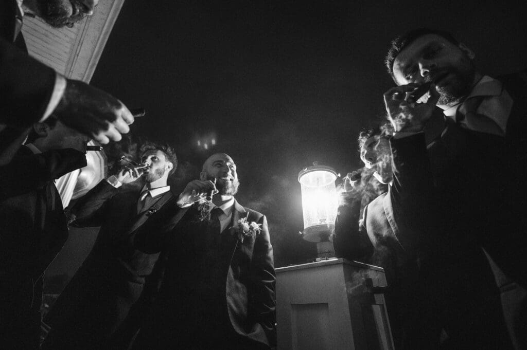 smoking-cigars-wedding-photo-groom