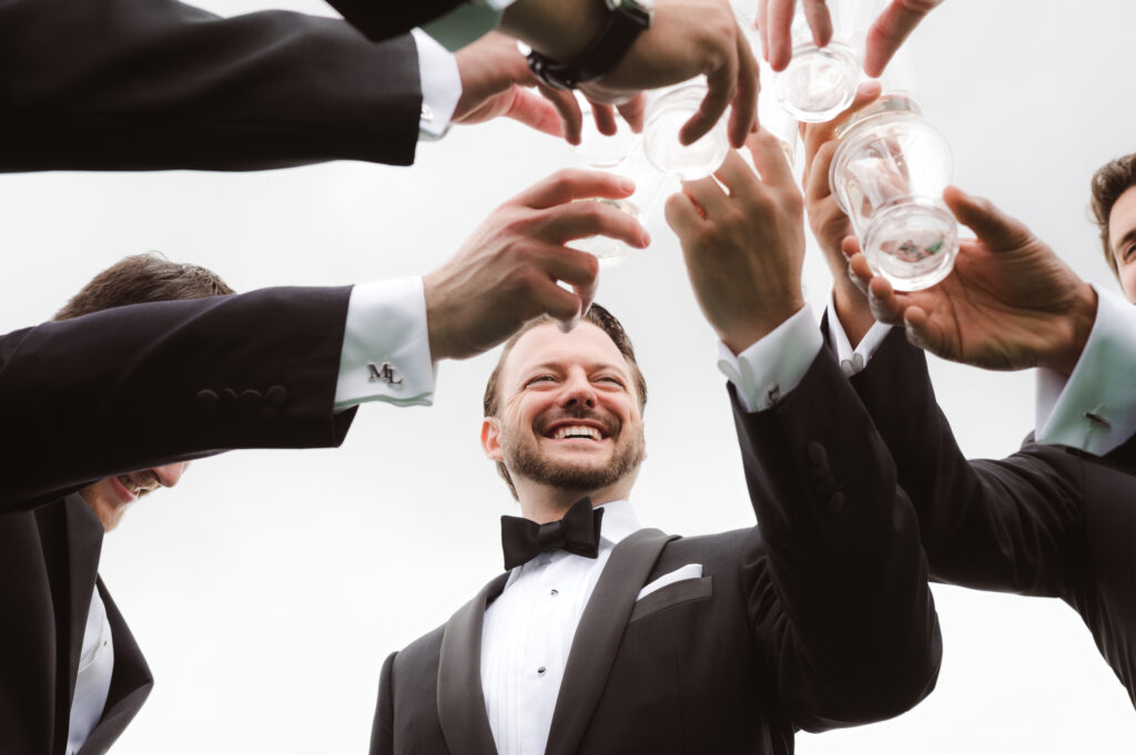 drinking-toast-shot-groomsmen