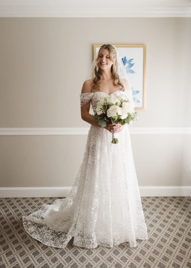 where to put on your dress for bridal prep photos at the madison hotel nj