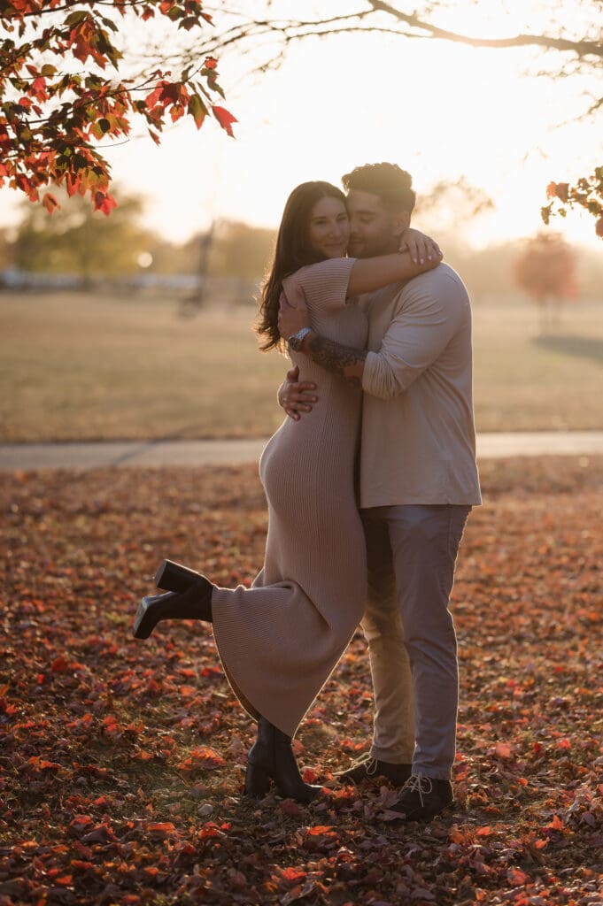 popping-champagne-fall-engagement-photos-in-liberty-state-park-by-suess-moments