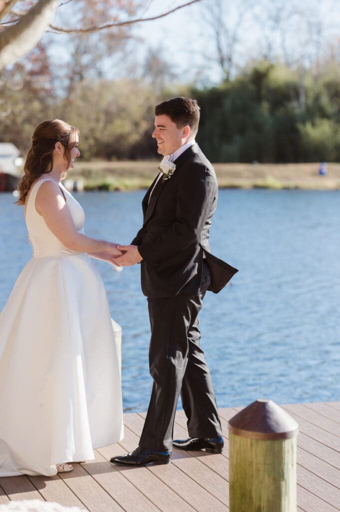 first-look-wedding-photos-at-the-mill-lakeside-manor-by-suess-moments-wedding-photographer-nj