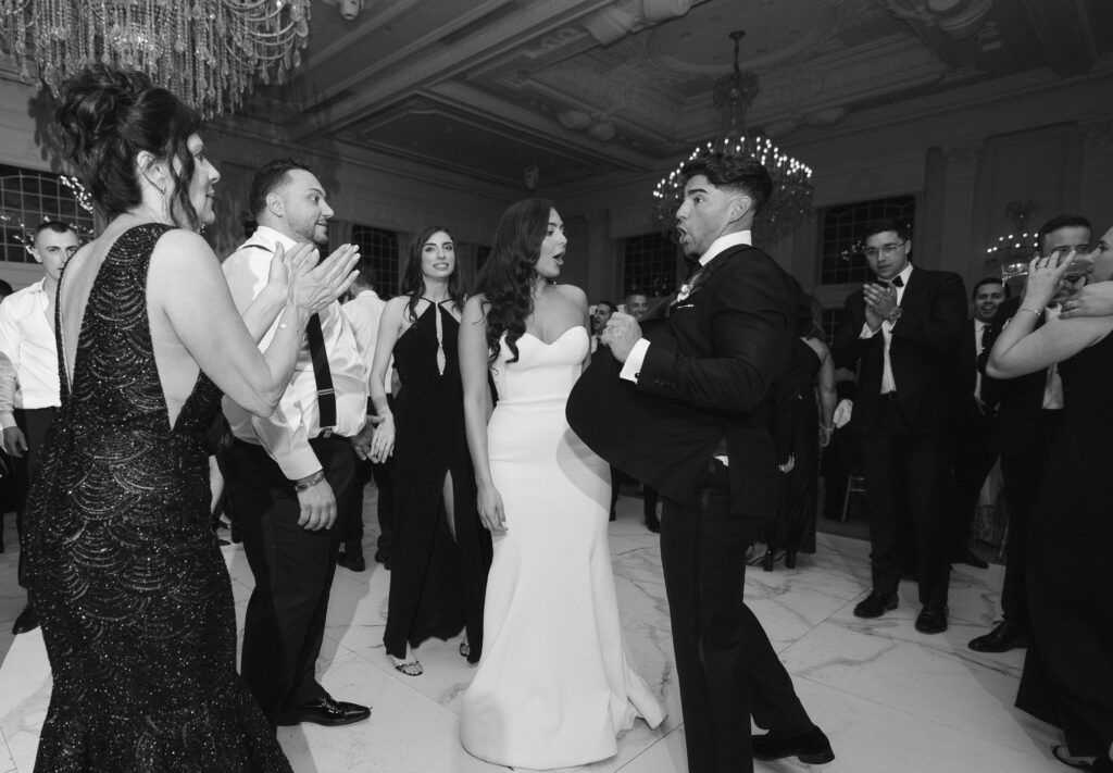 wedding reception at the estate at florentine gardens nj