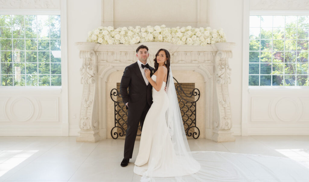 indoor wedding photo at the estate at florentine gardens ceremony space by suess moments