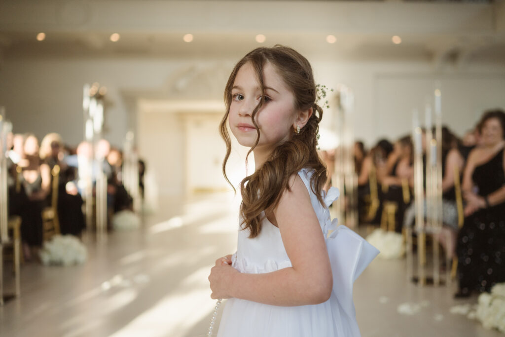 wedding ceremony at the estate at florentine gardens nj by suess moments photographer