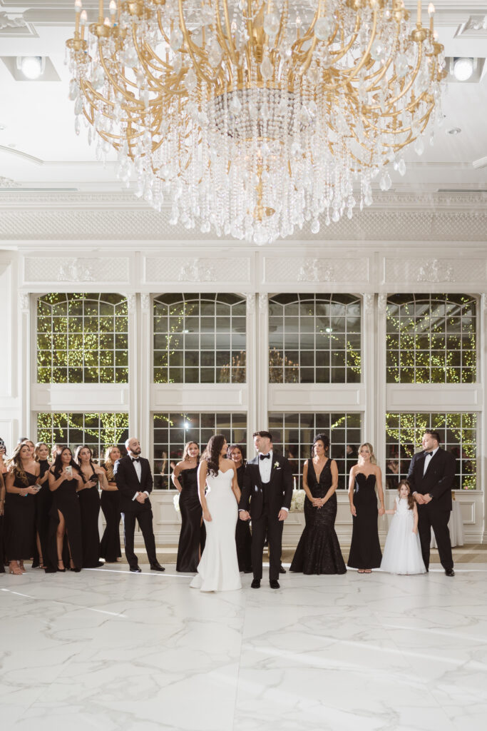 wedding reception at the estate at florentine gardens nj