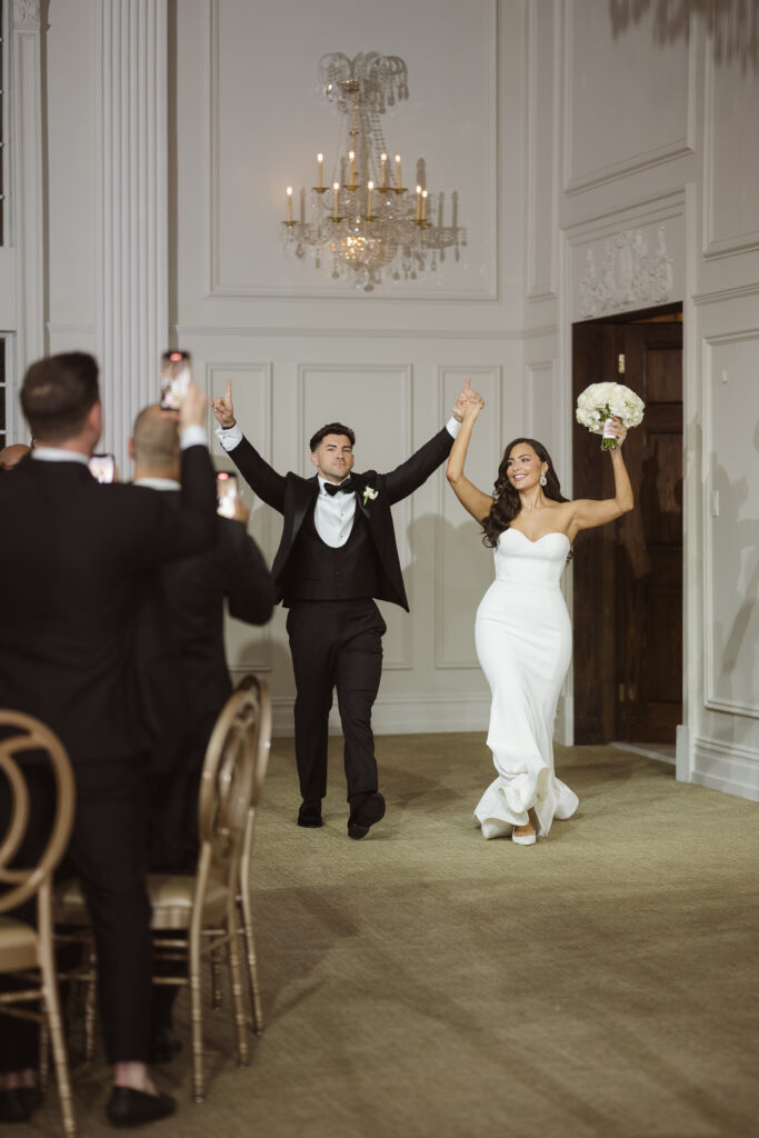 wedding reception at the estate at florentine gardens nj