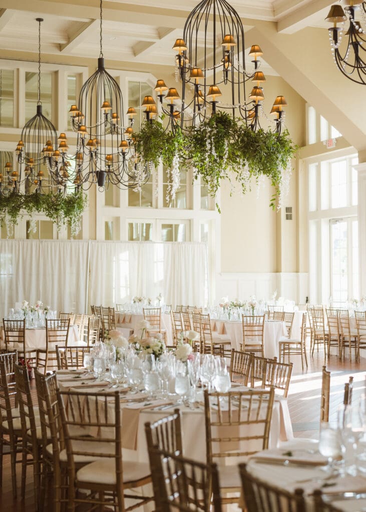beautiful wedding photos at the grand ballroom reception at the ryland inn by suess moments photographer nj