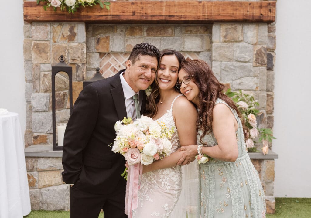 photos inside the ceremony space at perona farms the reserve