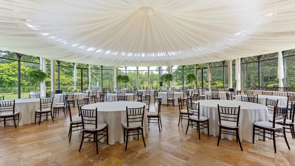 jasna polana conservatory atrium ballroom for wedding reception