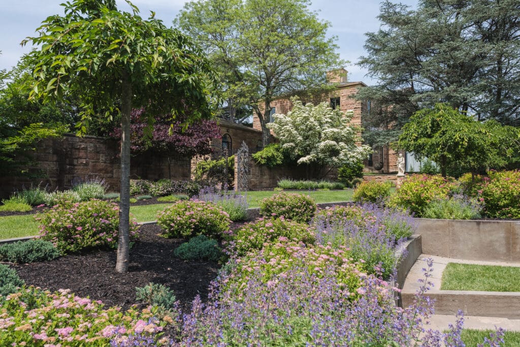 the outdoor gardens summer spring at jasna polana new jersey
