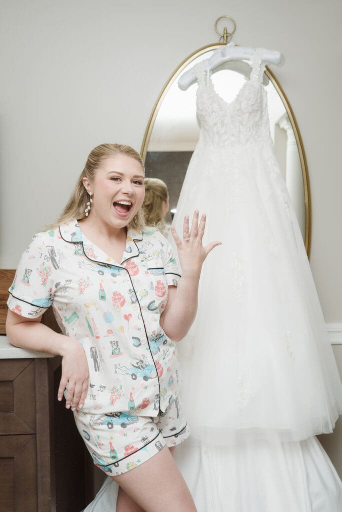 where to put on your dress for bridal prep photos at the madison hotel nj