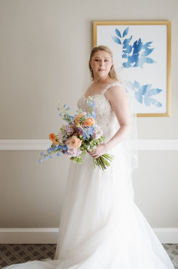 where to put on your dress for bridal prep photos at the madison hotel nj