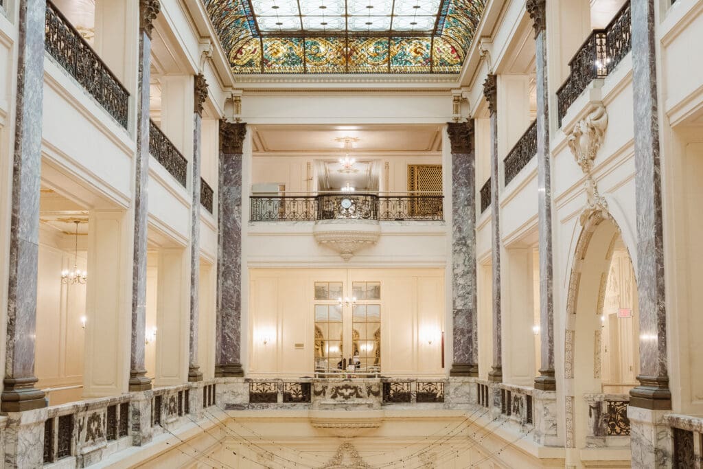 great hall at monmouth university new jersey is a great venue for a wedding